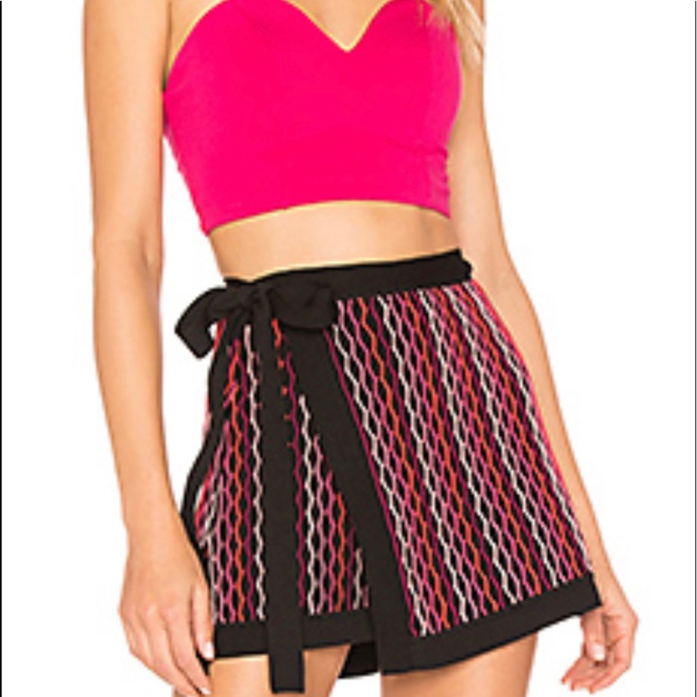 EUC- NBD Benton Wrap Skirt in Blush